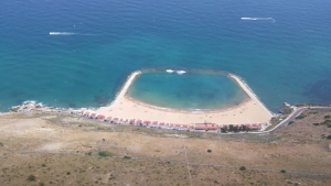 Gibraltar Sehenswürdigkeiten: Sandy Beach.