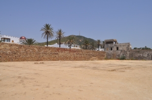 Ruinen des alten Palastes der Herzöge von Medina Sidonia in Zahara de los Atunes.